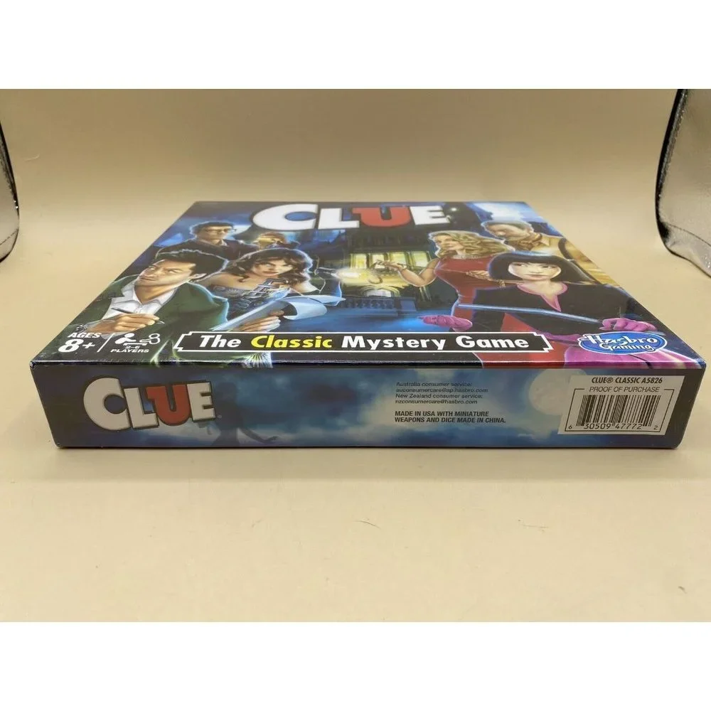 New Clue Board Game by Hasbro Gaming Mystery Classic 2018